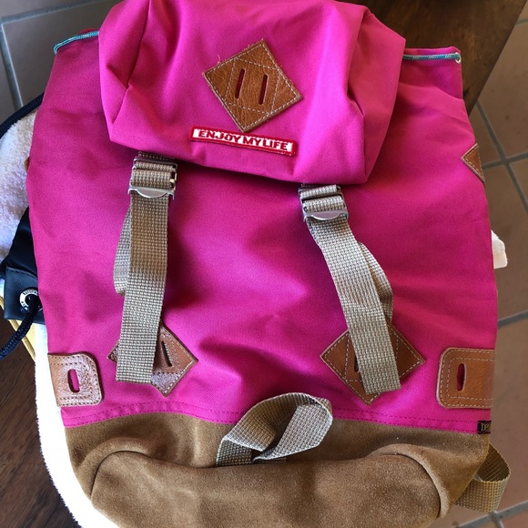 Handbags - Never used Denim dungaree bright pink fuchsia
